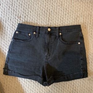 Madewell High waisted denim shorts